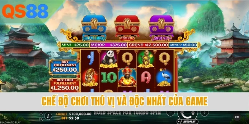 Chế độ chơi thú vị và độc nhất của game