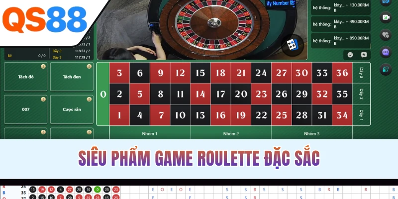 Siêu phẩm game Roulette đặc sắc